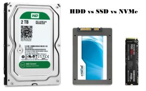 تفاوت بین HDD، SSD و NVMe