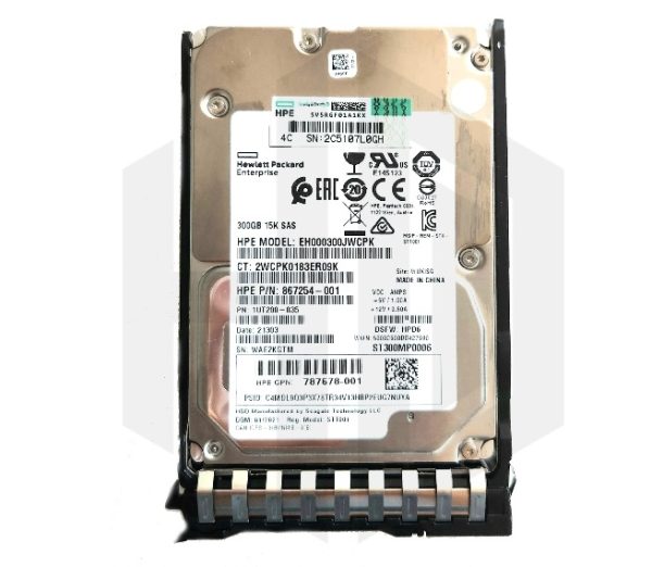 HPE 300GB SAS 15K SFF BC MV HDD