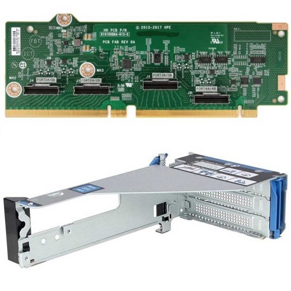 DL38X Gen10 4-port 8 NVMe Primary SlimSAS Riser