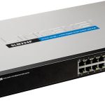 سوئیچ Linksys 24-Port 10/100 2-Port Gigabit PoE
